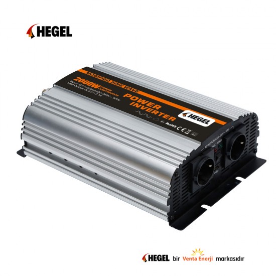 2000 Watt 12 Volt Modifiye Sinüs İnvertör - Hegel