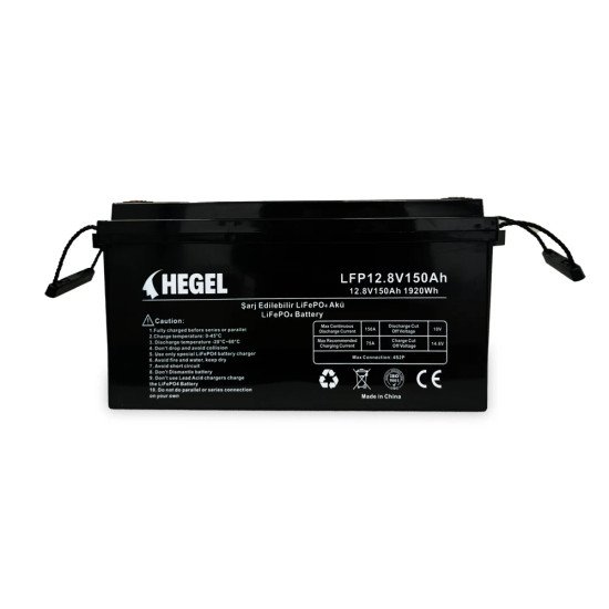 LİFEPO4 LİTYUM AKÜ 12.8V 150AH 