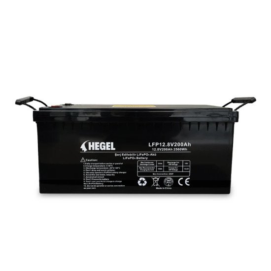 LİFEPO4 LİTYUM AKÜ 12.8V 200AH 