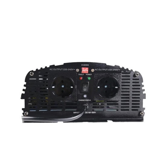 1000 Watt 12 Volt Tam Sinüs İnverter AC 220V Şarjlı 
