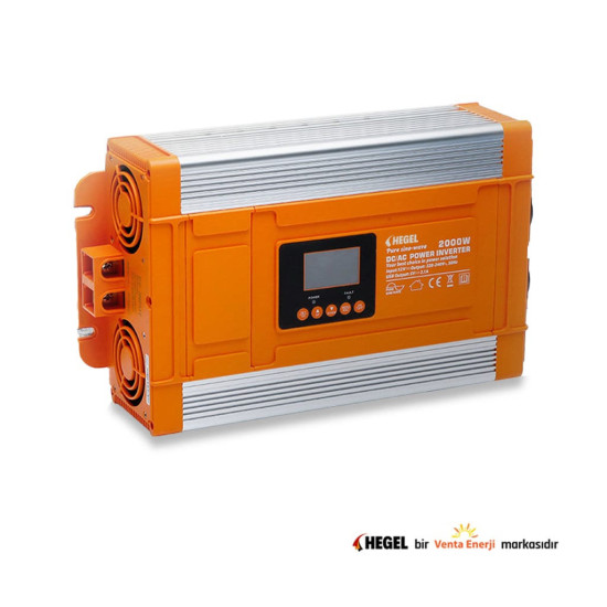 2000W 12V EKRANLI TAM SİNÜS İNVERTER 